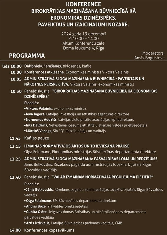 Konferences programma