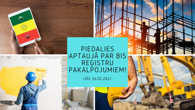 Attēlu kolāža ar būvniecības darbiem