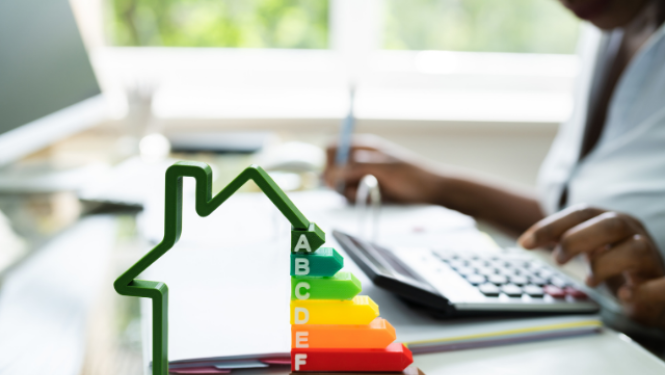 Ilustratīvs attēls ar energoefektivitātes līmeņiem