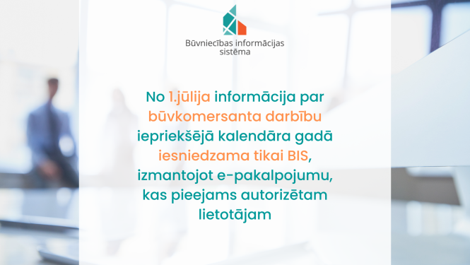 informācija par būvkomersanta darbību no 1.07