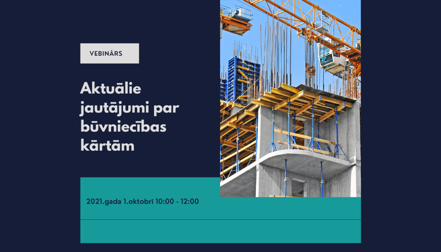 Attēls ar būvniecības procesu