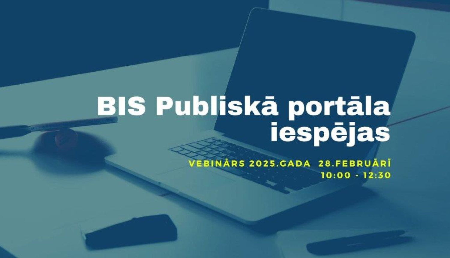 Vebināra nosaukums un laiks