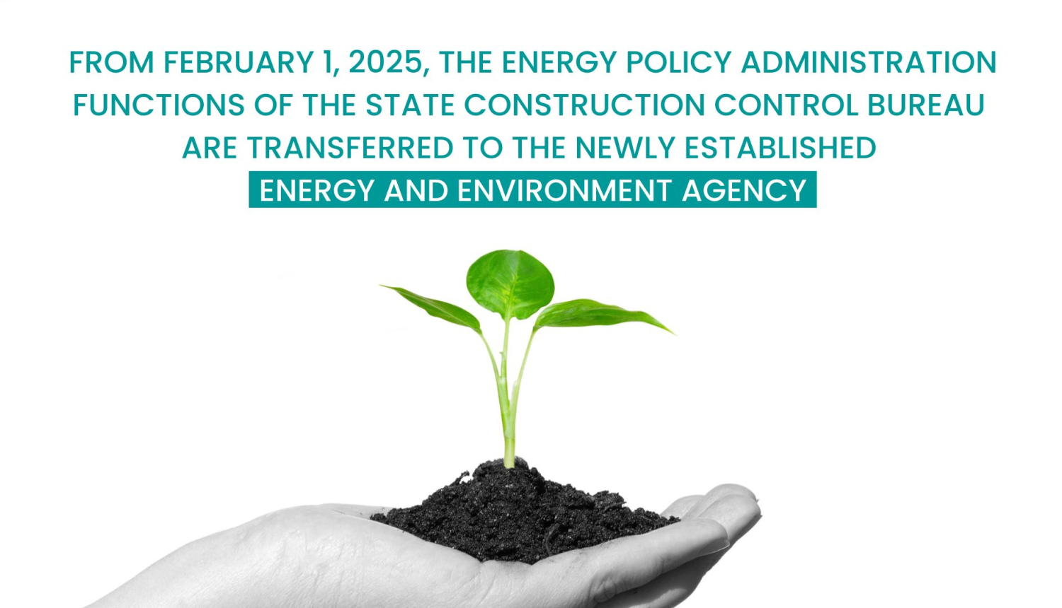 Information about energy policy administration functions' transfer to the new Agency