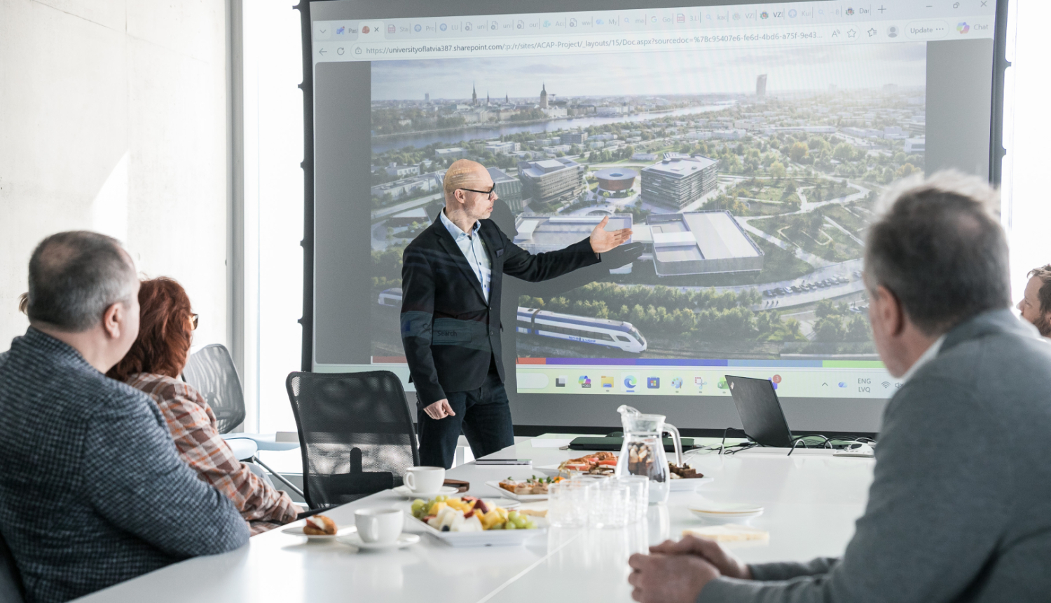 Tikšanās Latvijas Universitātē 