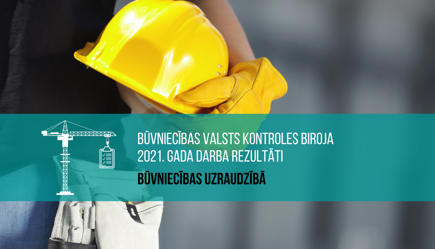 Plakāts ar ķiveri un uzrakstu 