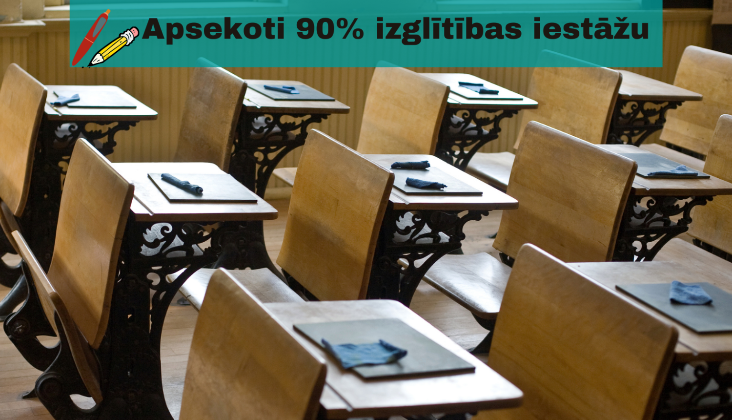 Klases telpa ar soliem