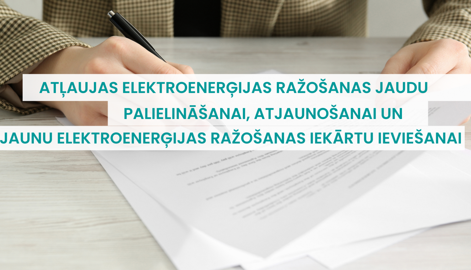 FHD - atļaujas elektroenerģijas ražošanas jaudu palielināšanai